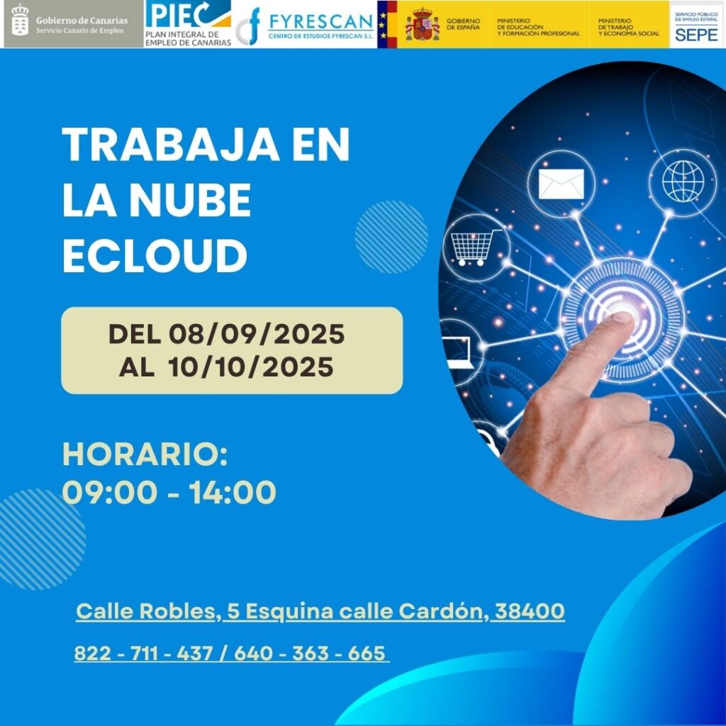 TRABAJA EN LA NUBE ECLOUD